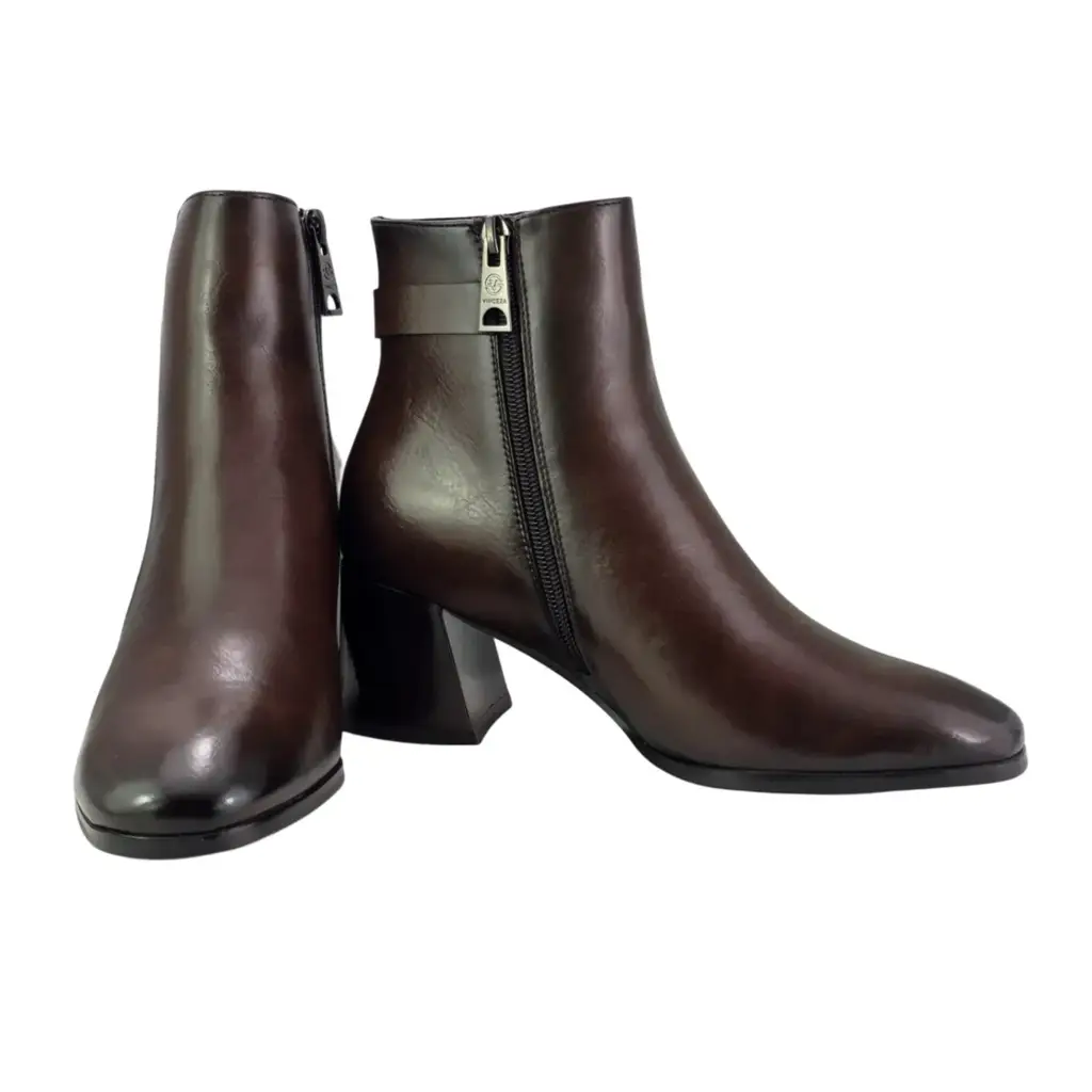 Botki damskie VINCEZA 58660 Brązowy - miniatura 6