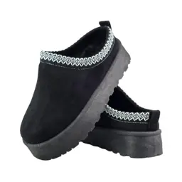 Wsuwane śniegowce na grubej podeszwie 9248 Onyx Black - zdjęcie 3