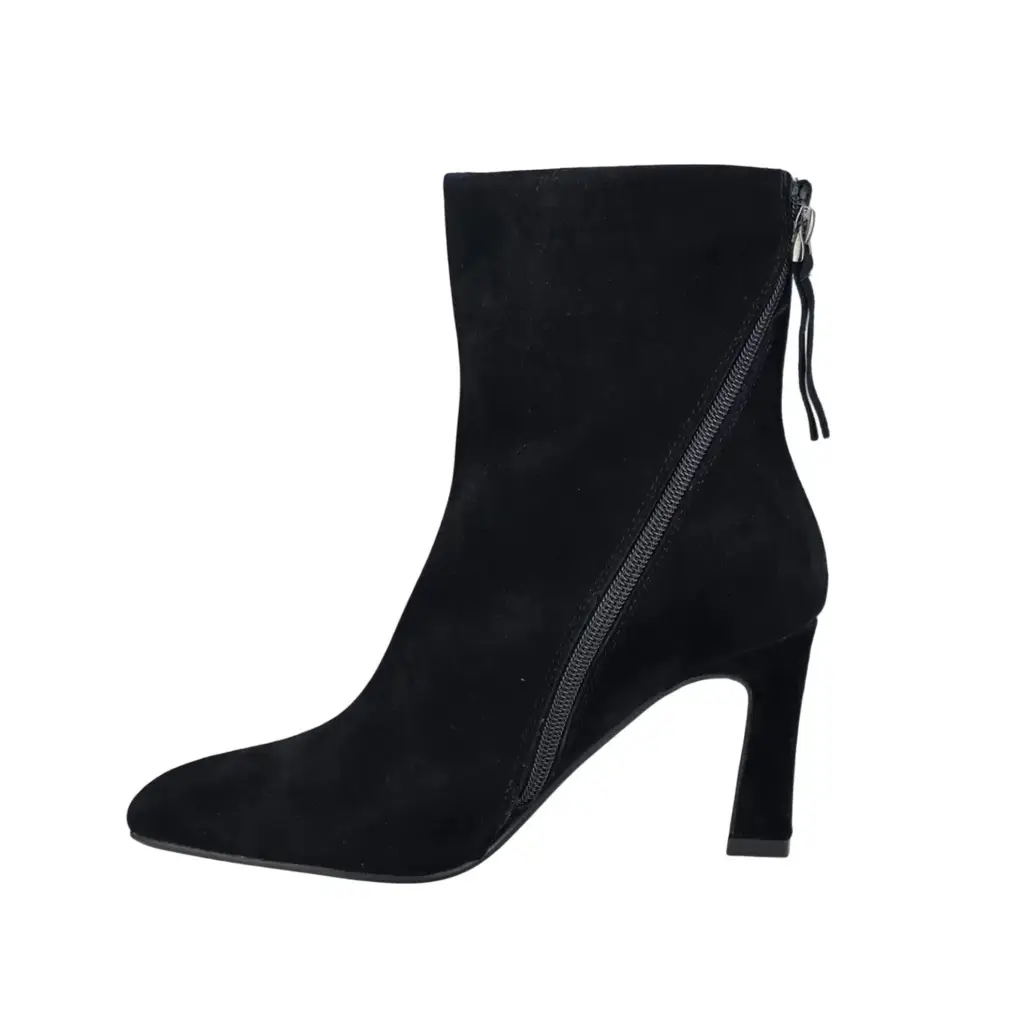 Botki damskie skórzane VINCEZA 67024 Czarny - miniatura 2