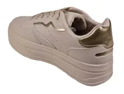 Sneakersy damskie NEWS 24SP35-7811 Beżowy - zdjęcie 3
