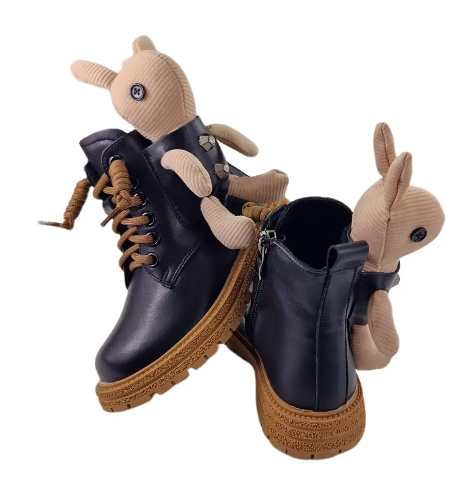 Botki z misiem VINCEZA 36261 Czarny - miniatura 12