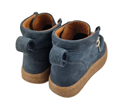 Trzewiki RAVINI 241520 granat nubuck - zdjęcie 3