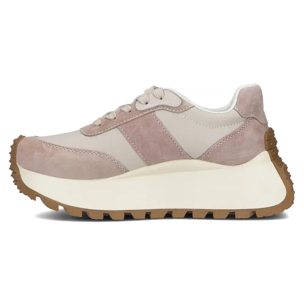 Skórzane sneakersy Filippo DP6785 - zdjęcie 3