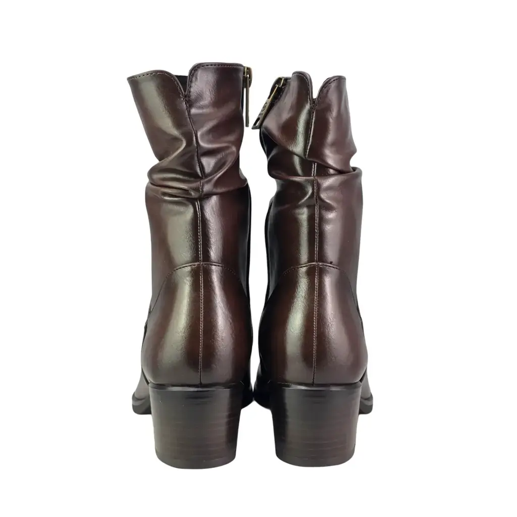 Botki damskie VINCEZA 58682 Brązowy - miniatura 4