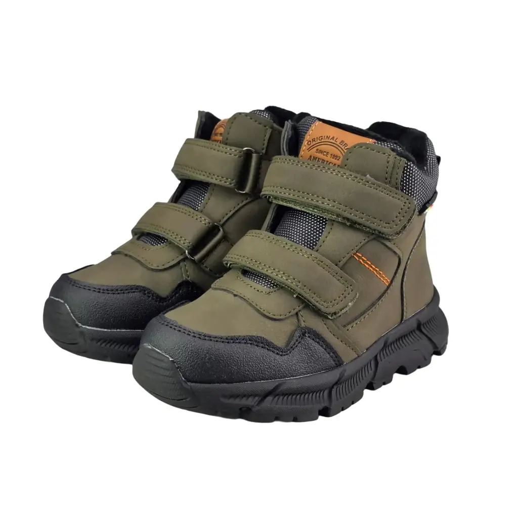 Obuwie zimowe chłopięce AMERCIAN XD 141 Khaki - miniatura 2