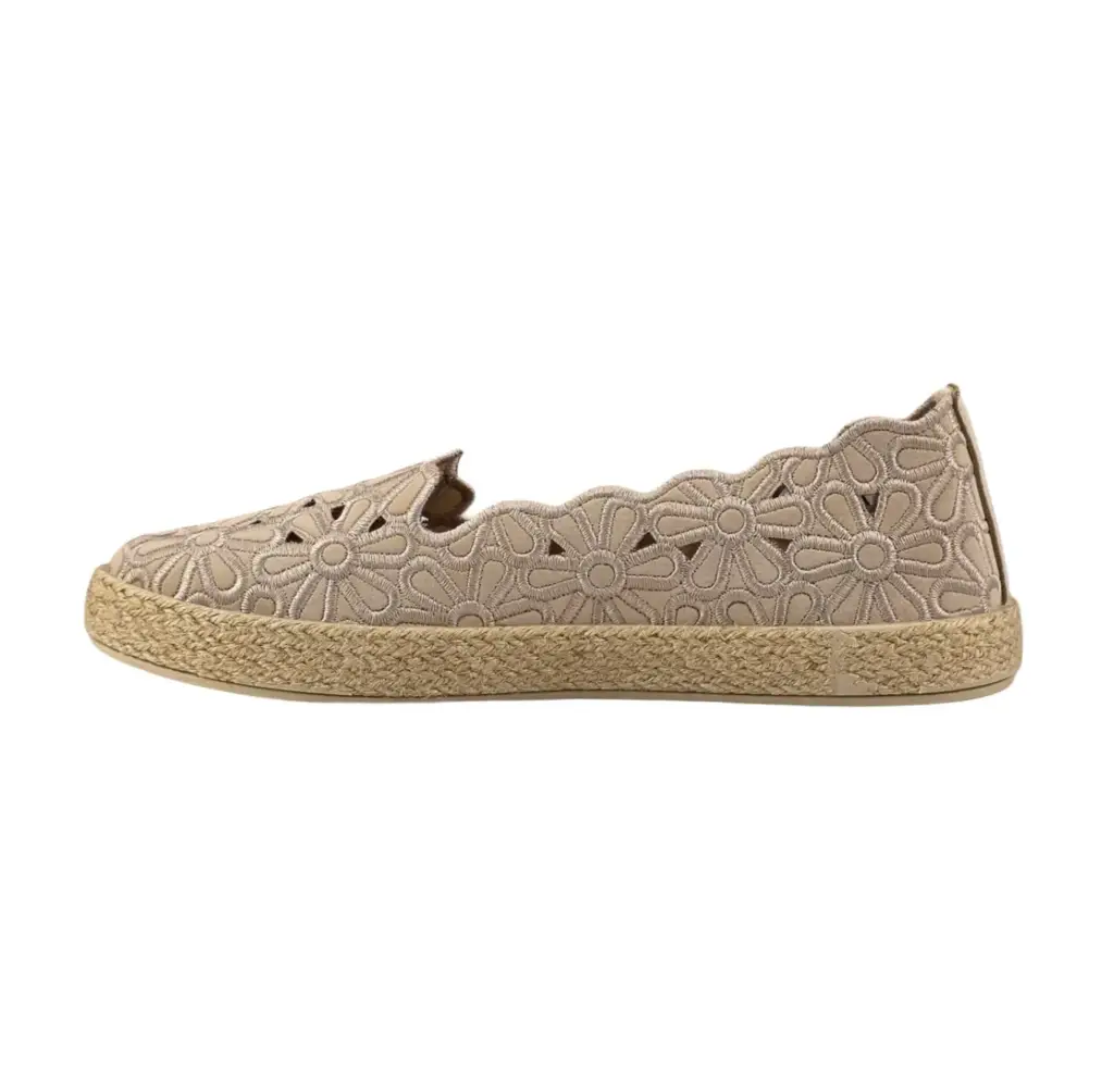 Damskie espadryle z kwiatowym wzorem 9966 - zdjęcie 2
