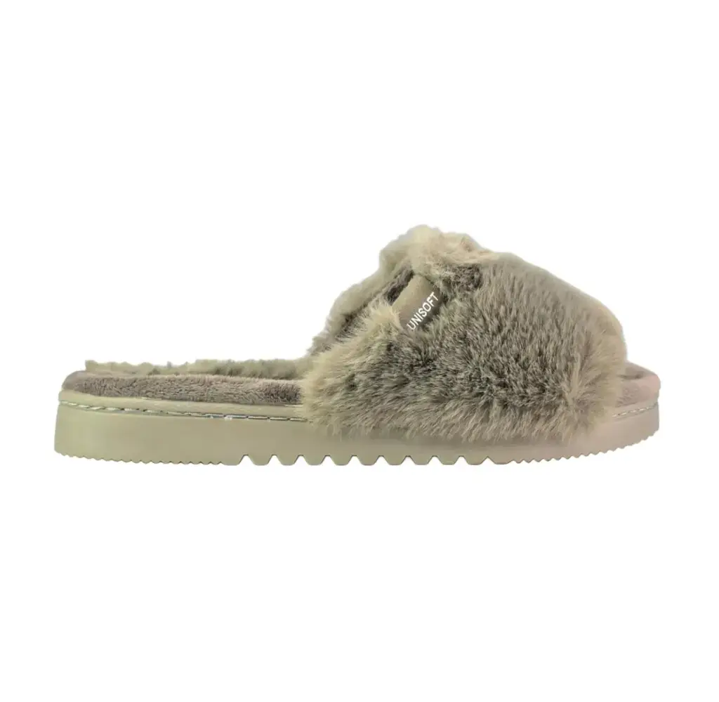 Kapcie damskie UNISOFT 53-346 Szary