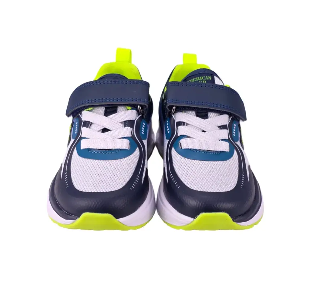 Sneakersy sportowe dziecięce na rzep AMERICAN ES210 - zdjęcie 4