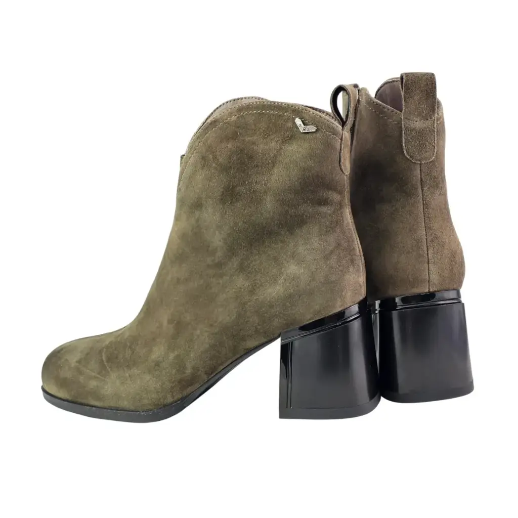 Botek damski skórzany VINCEZA 91178 Khaki - miniatura 6