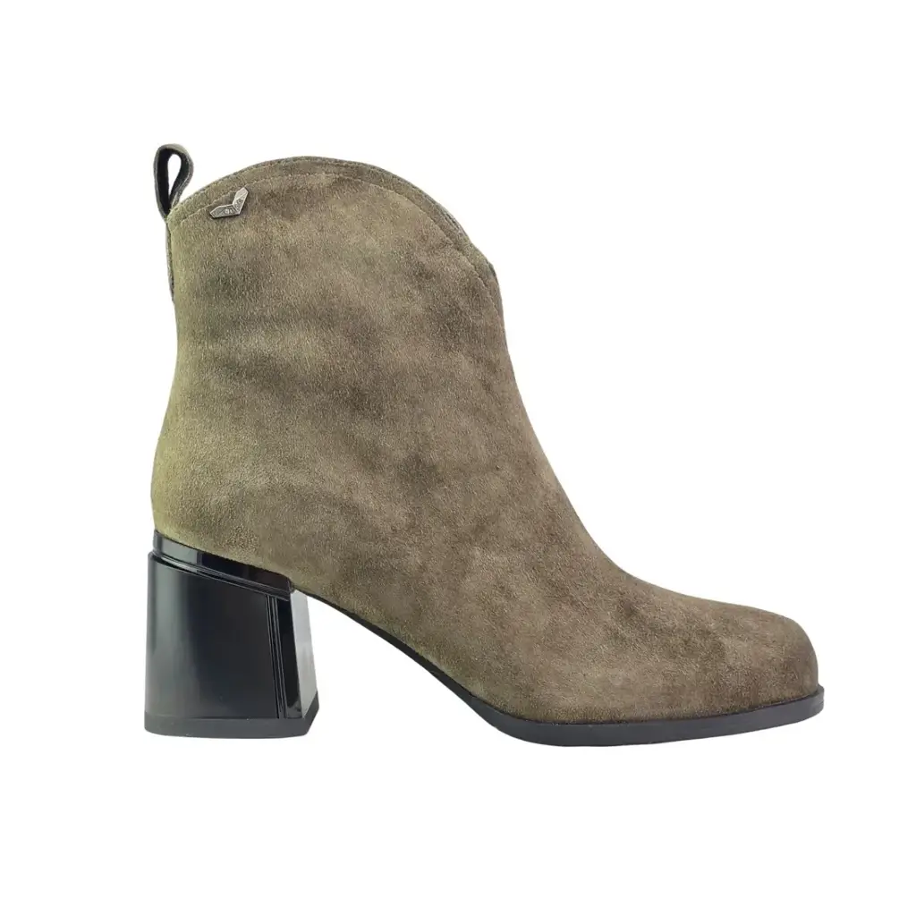 Botek damski skórzany VINCEZA 91178 Khaki