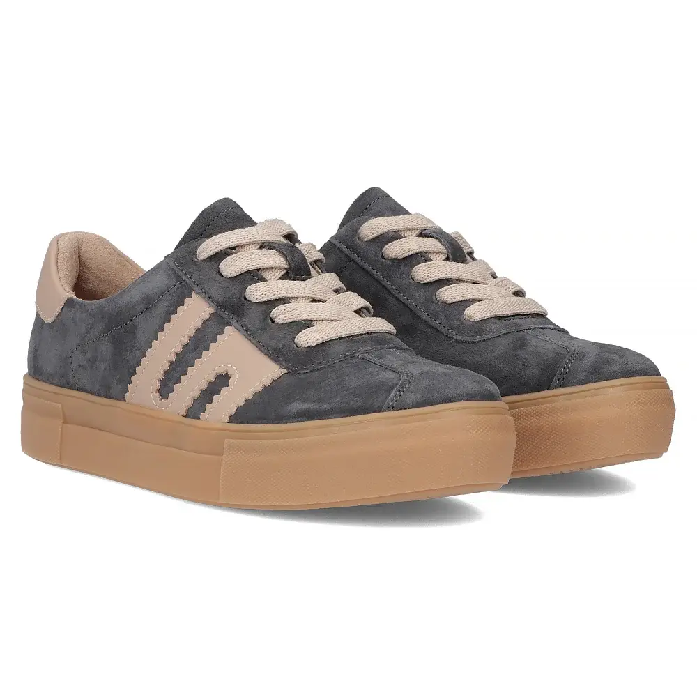 Skórzane sneakersy FILIPPO DP6798 - zdjęcie 4