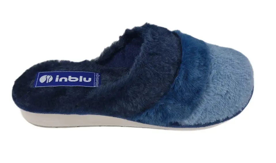 Pantofle damskie INBLU LB102 Granatowy - miniatura 6