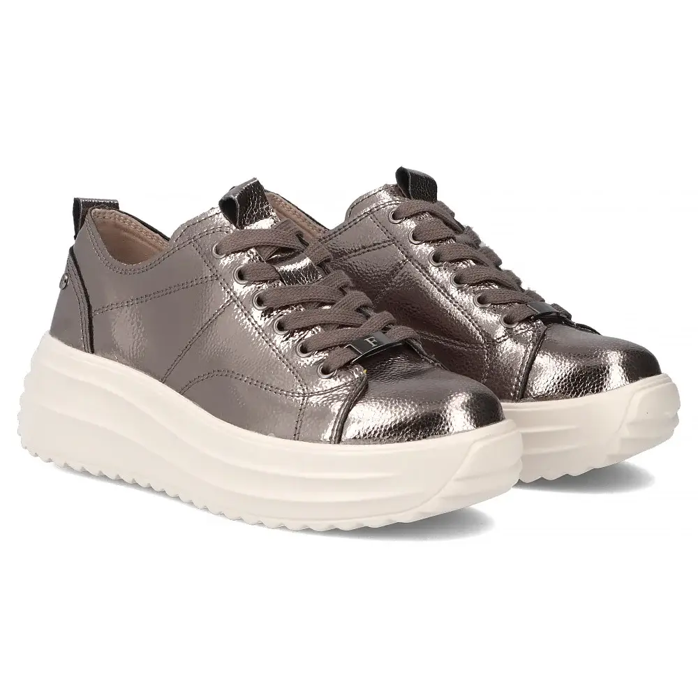 Skórzane sneakersy FILIPPO DP6795 - zdjęcie 15