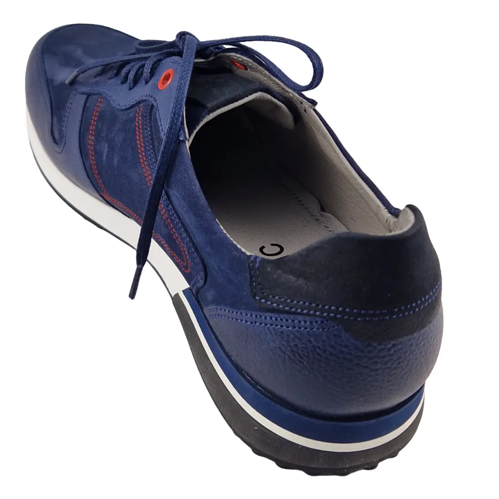 Skórzane adidasy męskie ESTETIC LM-967 - zdjęcie 3