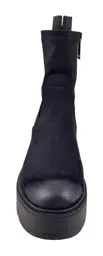 Botki na platformie VINCEZA 58596 czarny zamsz - zdjęcie 2