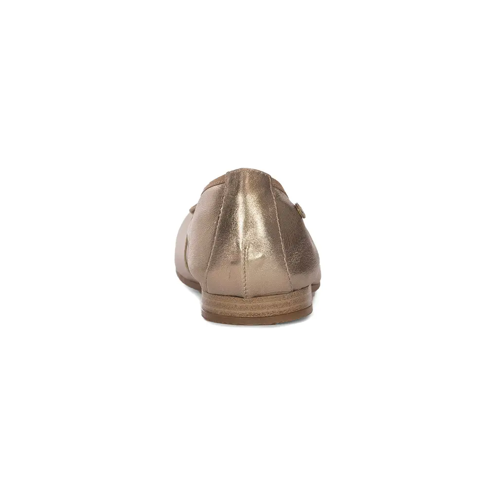 Baleriny damskie skórzane z kokardką P6800-25 - zdjęcie 6