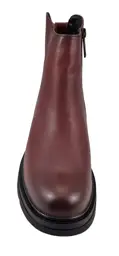 Botki skórzane VINCEZA 39956 skóra Bordowy - zdjęcie 2