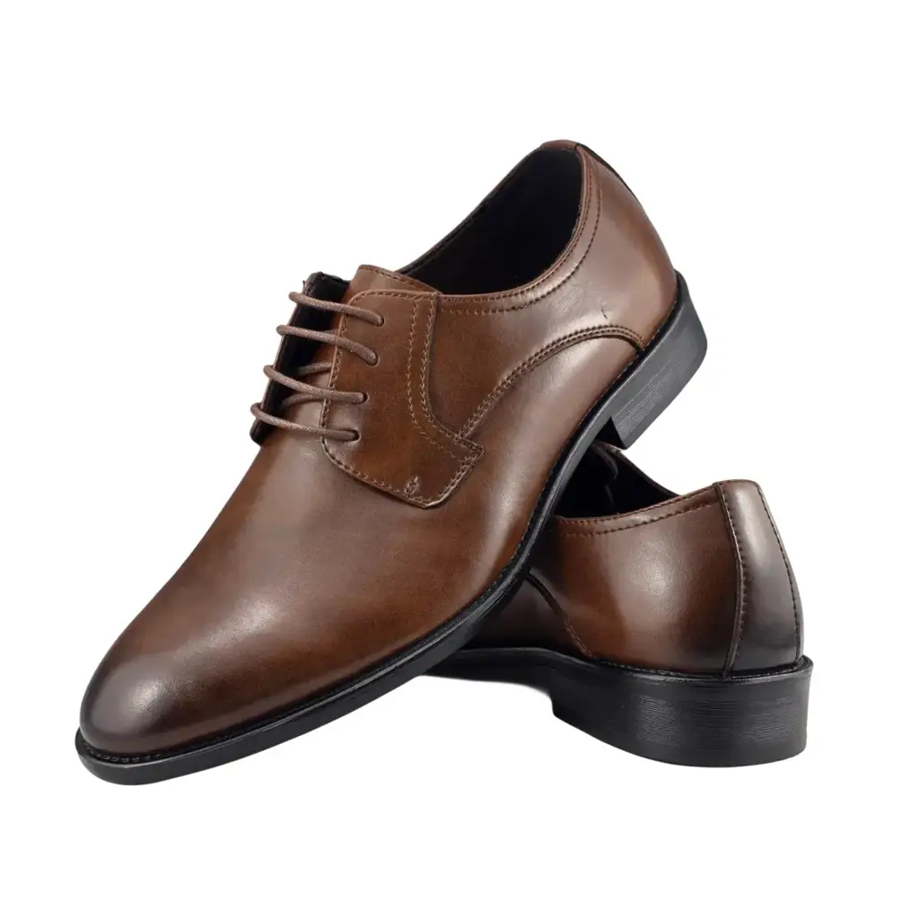 Eleganckie półbuty męskie UNISOFT 700 skóra Brązowy - miniatura 4
