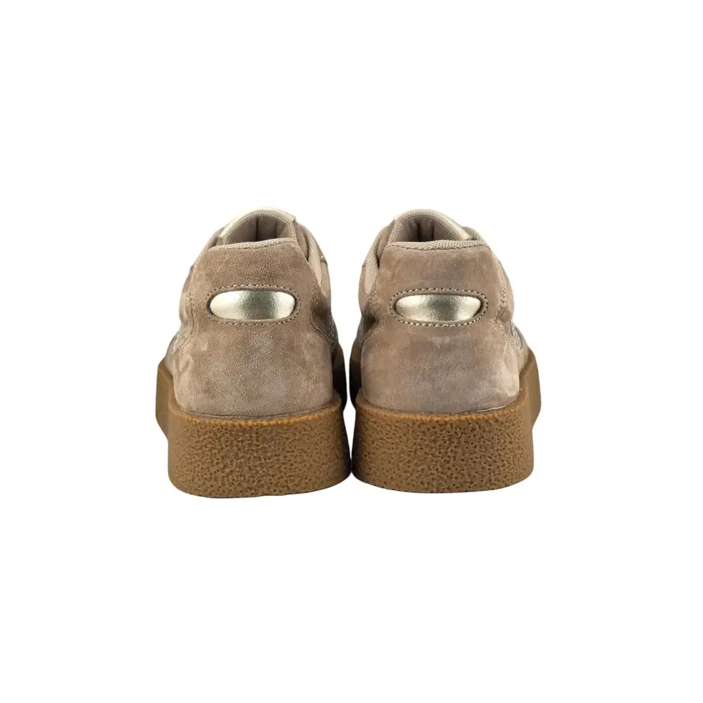 Skórzane sneakersy damskie zamszowe D&A 7107 - miniatura 6
