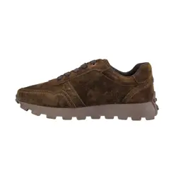 Skórzane sneakersy damskie zamszowe D&A 7101 - zdjęcie 2