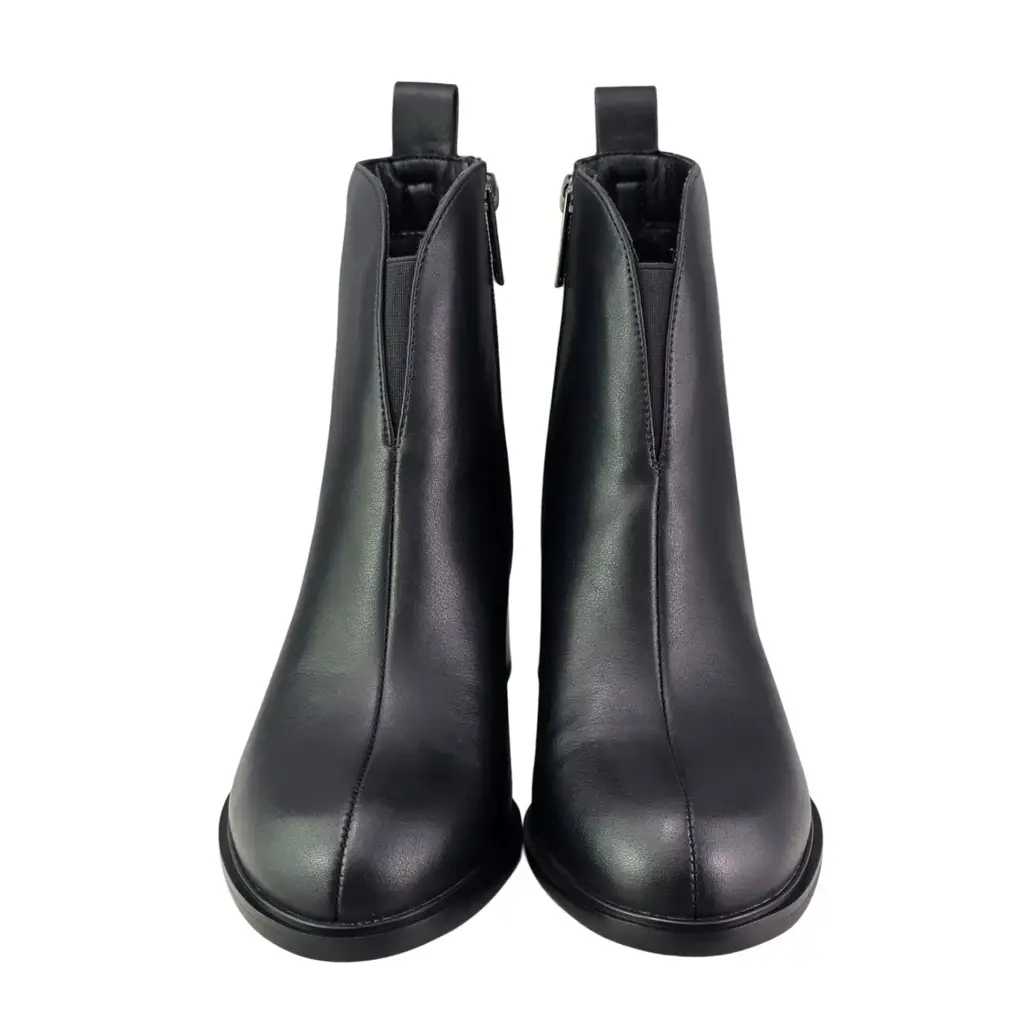 Botki damskie skórzane VINCEZA 67034 Czarny - miniatura 4