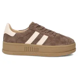 Sneakersy skórzane damskie FILIPPO DP7995 ciemny - zdjęcie 1
