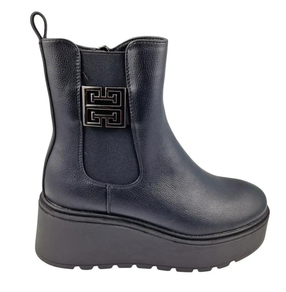 Botki VINCEZA 58551 czarny PU - miniatura 6
