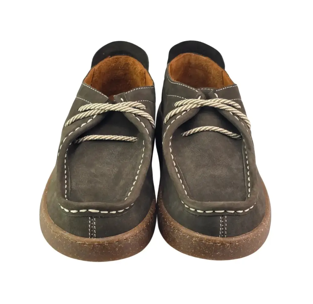 Półbuty damskie ESTETIC 261001 nubuck Brązowy - miniatura 6