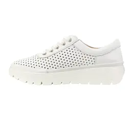 Sneakersy damskie skórzane ażurowe VINCEZA 79629 - zdjęcie 3