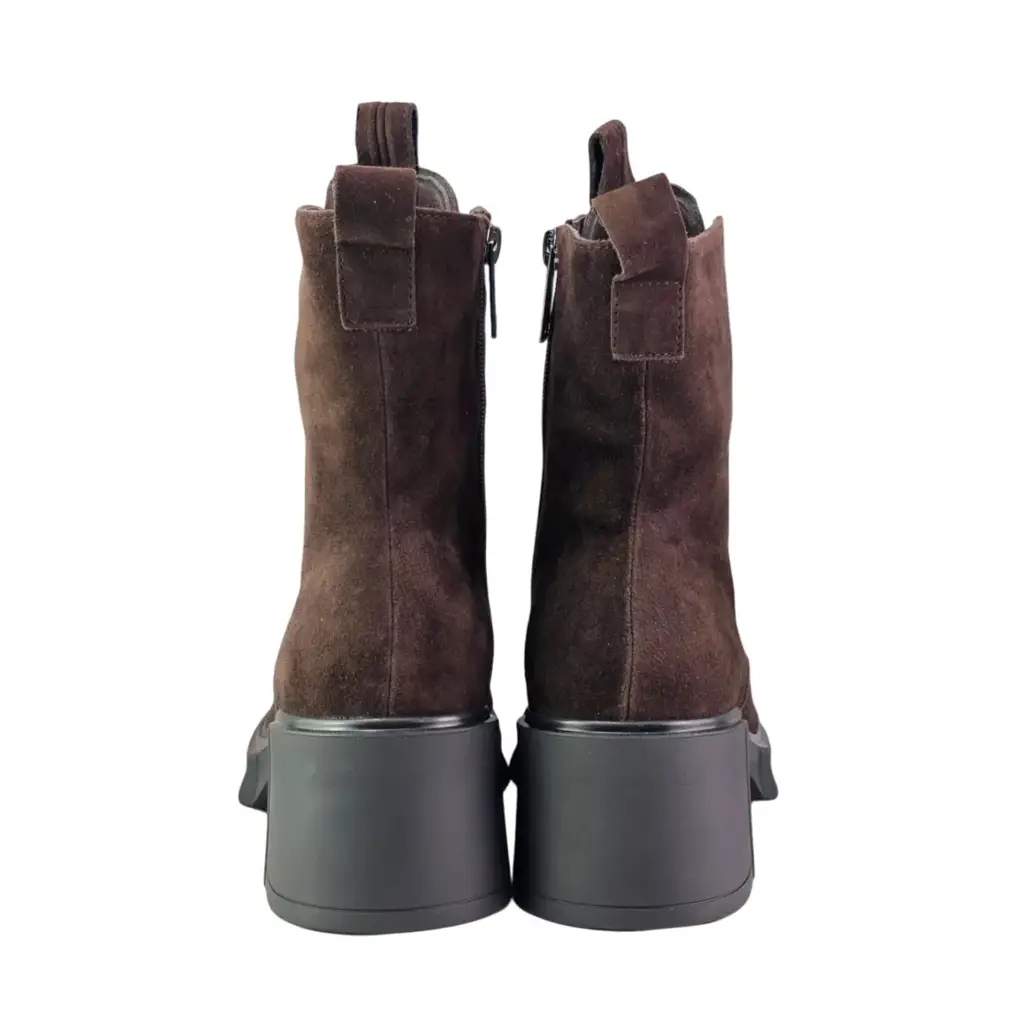Botki damskie skórzane VINCEZA 67009 Brązowy - miniatura 5
