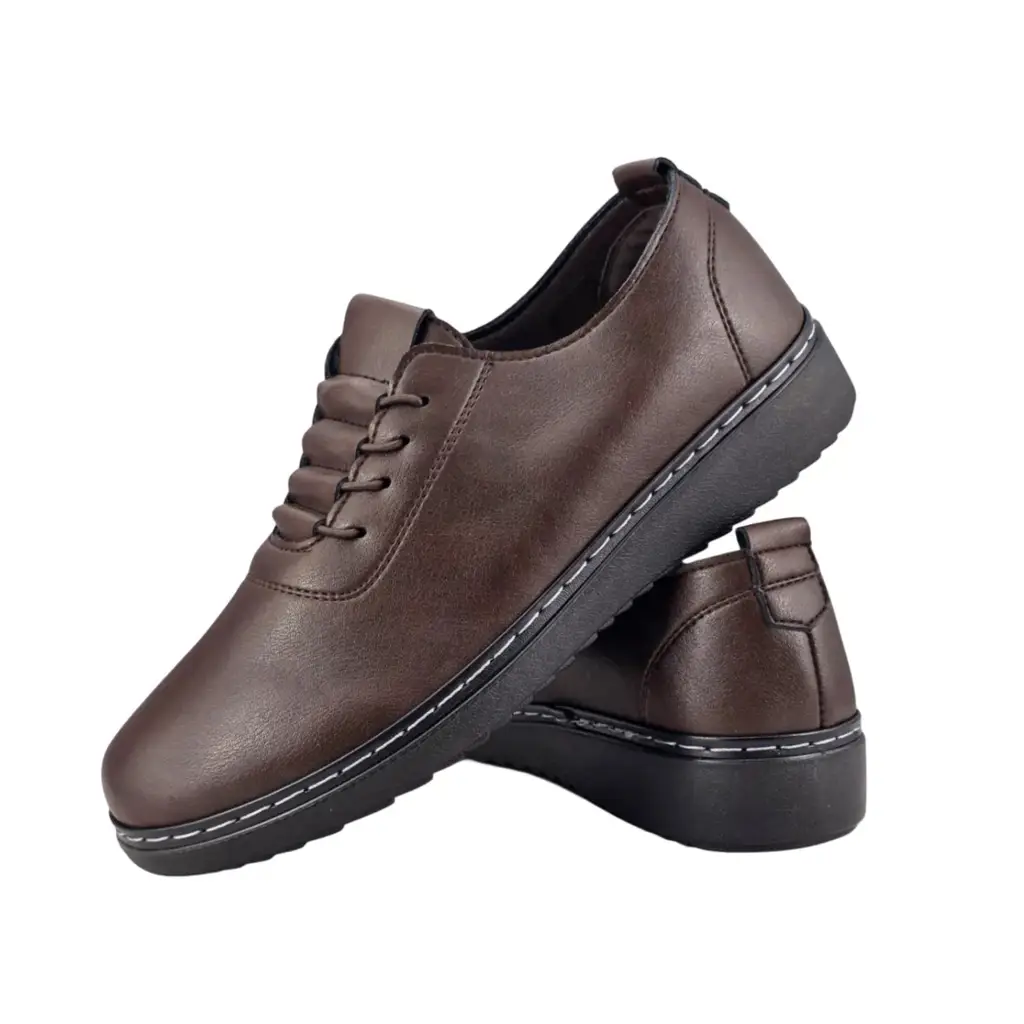 Półbuty UNISOFT 24PB02-5933 Brązowy - miniatura 3