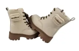 Botki MISS E 25DZ23-9491-M Beżowy - zdjęcie 1