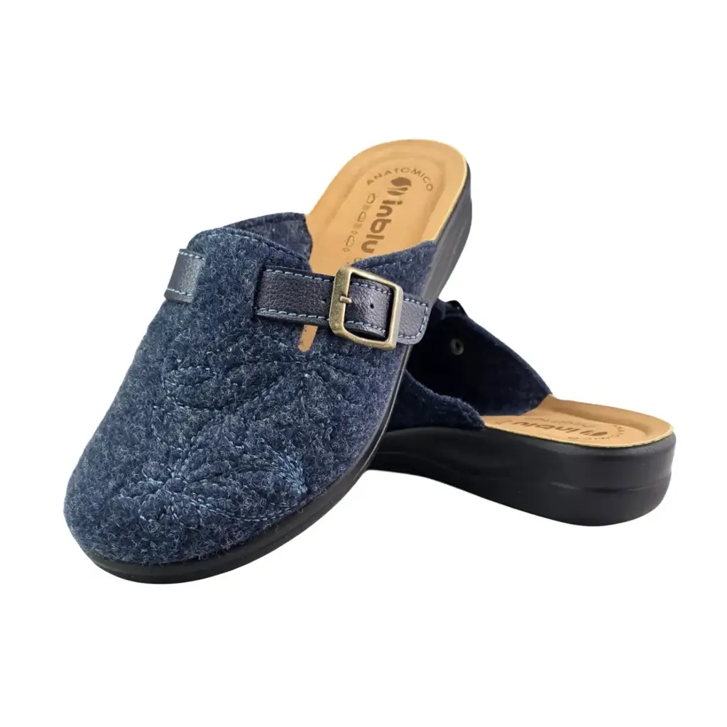 Pantofle damskie INBLU CF000051 Niebieski - miniatura 4