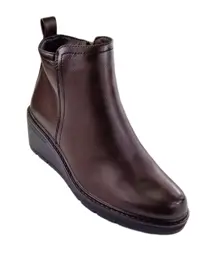 Botki na koturnie VINCEZA 84802 Brązowy - zdjęcie 2