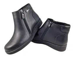 Botki na koturnie skórzane SERGIO LEONE BT25348-S - zdjęcie 1