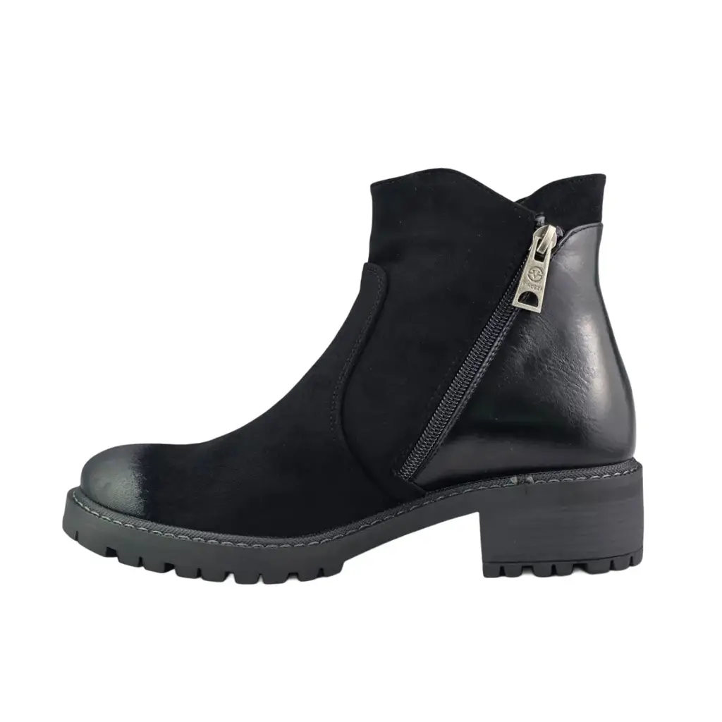 Botki damskie VINCEZA 58673 Czarny - miniatura 3