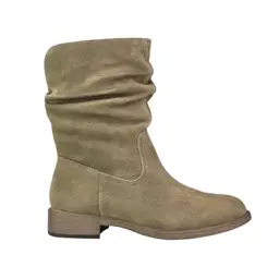 Botki damskie skórzane zamsz SERGIO LEONE BT-19-S - zdjęcie 1