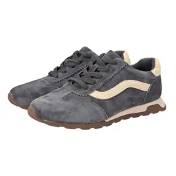 Sneakersy damskie skórzane VINCEZA 79638 szary skóra - zdjęcie 1