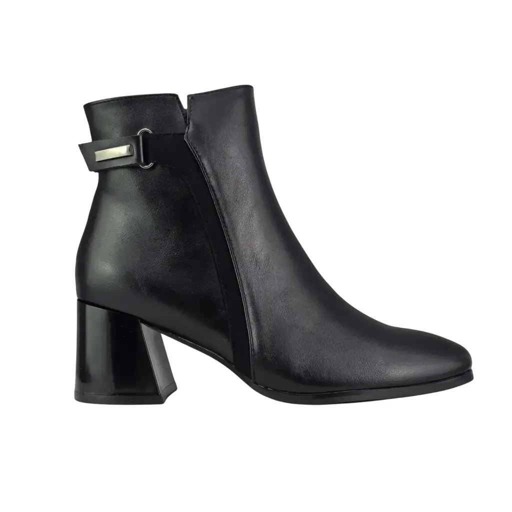 Botki damskie VINCEZA 58660 Czarny