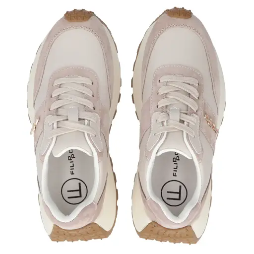 Skórzane sneakersy Filippo DP6785 - zdjęcie 5