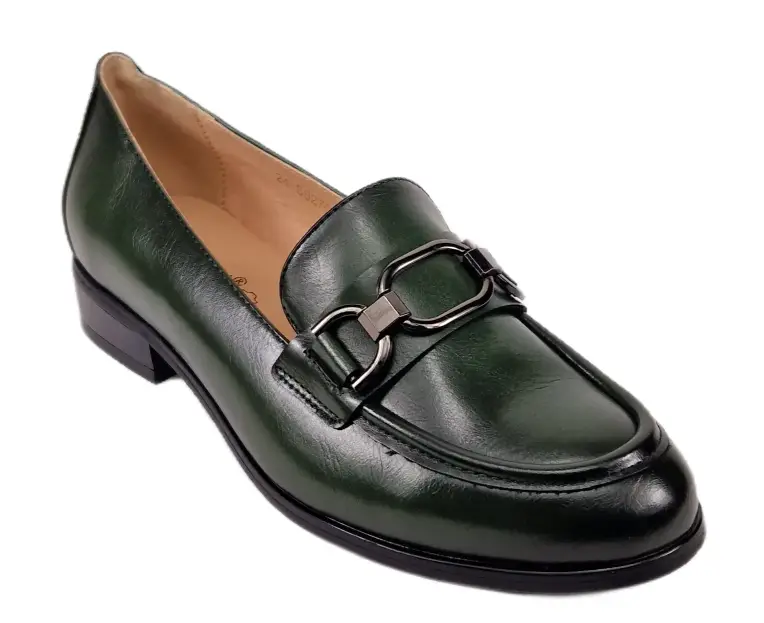 VINCEZA 58270 beżowy, c.zielony i czarny pu