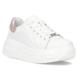 Skórzane sneakersy FILIPPO DP6739 - zdjęcie 3