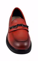 Mokasyn VINCEZA 39965 skóra Czerwony