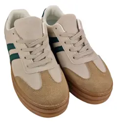 Sneakers NEWS 6769 Beżowy - zdjęcie 3