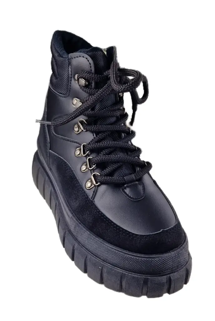 Botki damskie sznurowane NEWS 7928 - zdjęcie 8