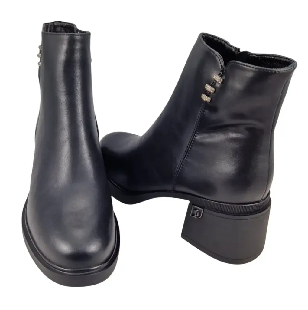 Botki damskie VINCEZA 91159 skóra - zdjęcie 5