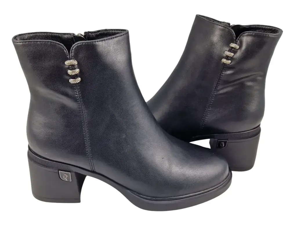 Botki damskie VINCEZA 91159 skóra - zdjęcie 6