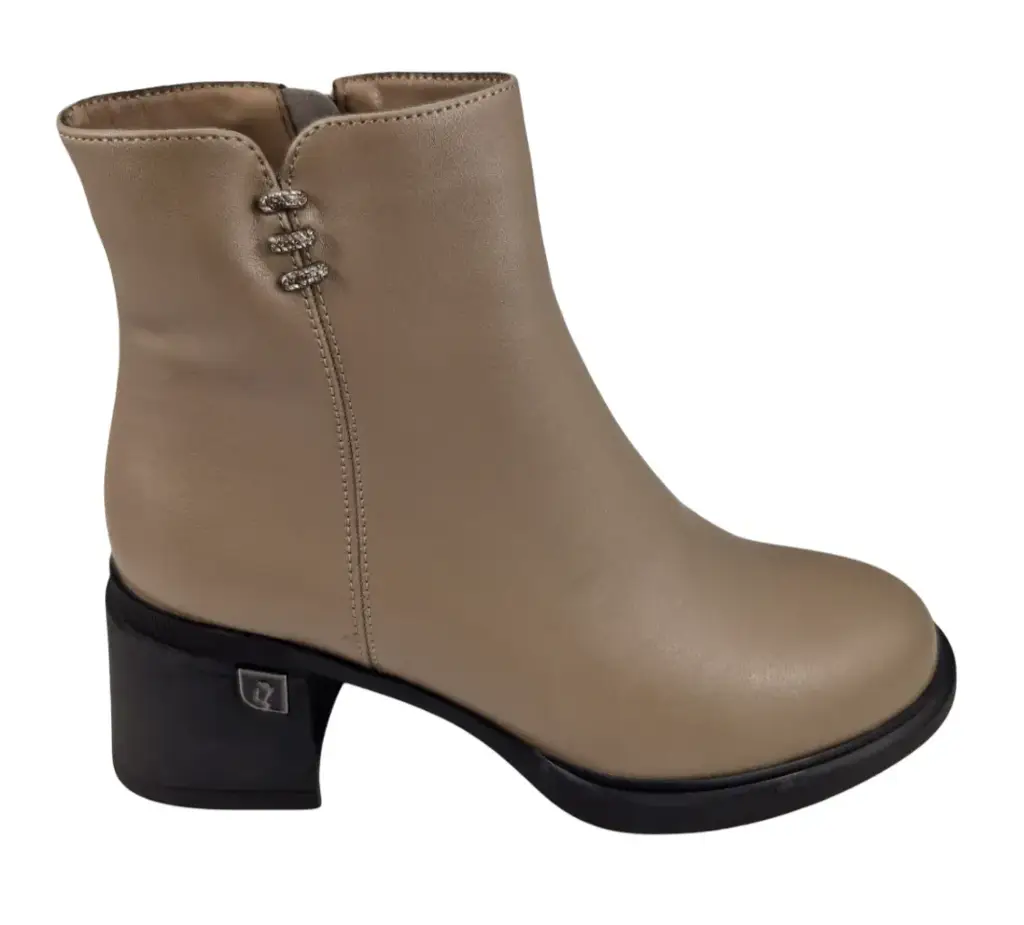 Botki damskie VINCEZA 91159 skóra - zdjęcie 7