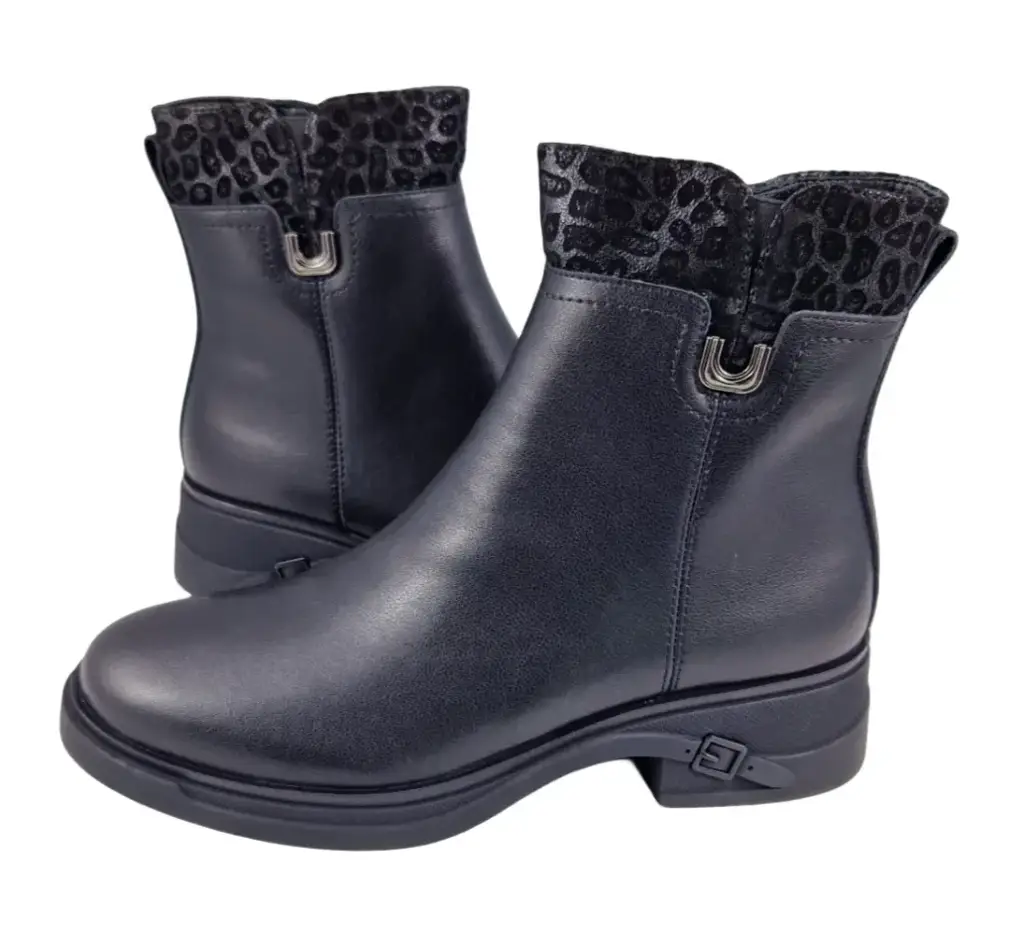 Botki damskie VINCEZA 91158 skóra - zdjęcie 6
