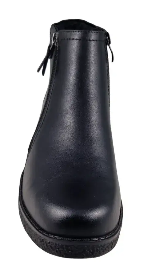 Botki na koturnie skórzane SERGIO LEONE BT25348-S - zdjęcie 3